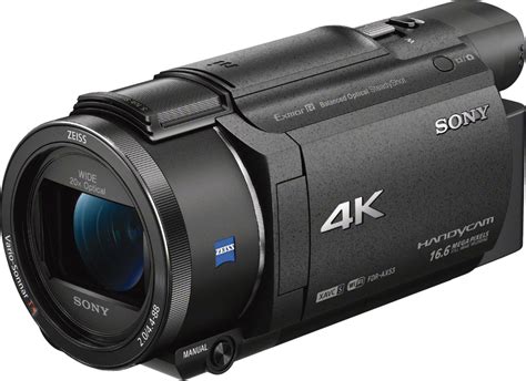 sony handycam fdr-ax53|sony handycam ax53 4k flash memory premium camcorder black.